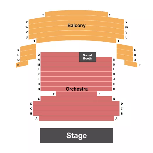 seating chart for Tower Theatre - OR - Endstage 2 - eventticketscenter.com