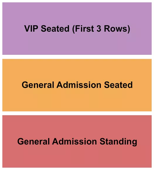 seating chart for Town Ballroom - GA/GA & VIP Seated - eventticketscenter.com