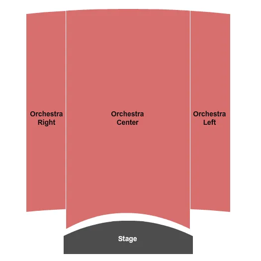 seating chart for Town Hall Heritage Theatre - Wingham - End Stage - eventticketscenter.com