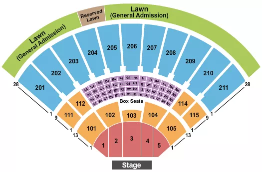 Toyota Amphitheatre Guide Tickets Schedule Seating