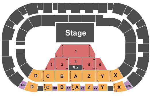 Toyota Center Kennewick Tickets Seating Charts Etc