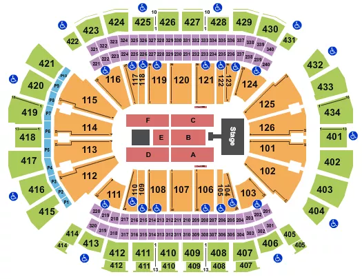 seating chart for Toyota Center - TX - Brandy - eventticketscenter.com