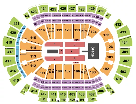 Share 124+ imagen toyota center seating chart with seat numbers - In