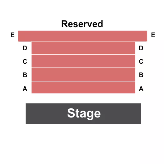 seating chart for Treasure Coast Theatre - Endstage - eventticketscenter.com