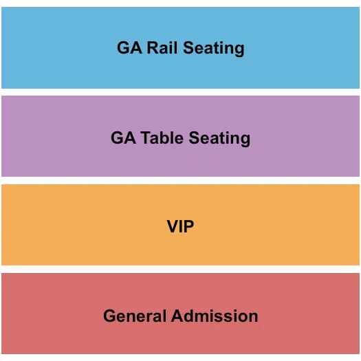 seating chart for Treefort Music Hall - GA/Rail/Table - eventticketscenter.com