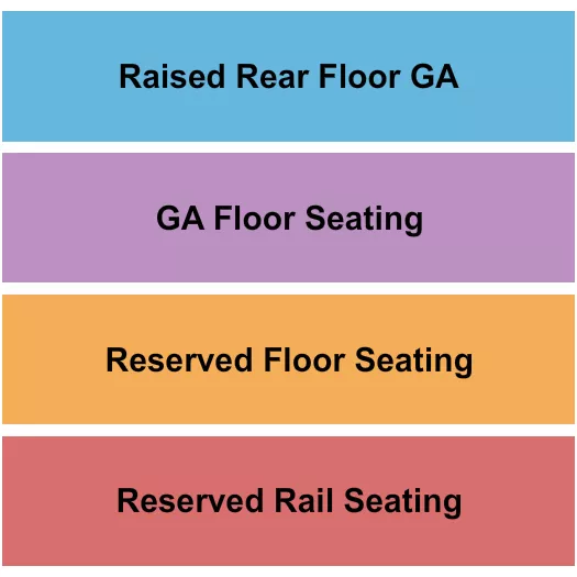 seating chart for Treefort Music Hall - Rail/Floor/GA - eventticketscenter.com