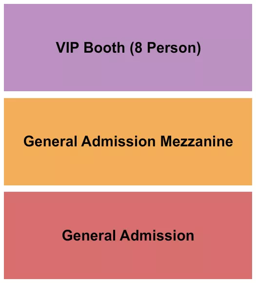 seating chart for Triad Stage At The Pyrle Theatre - GA/Mezz/Booth - eventticketscenter.com