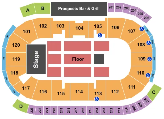 seating chart for Tribute Communities Centre - Jonney Reid Older - eventticketscenter.com