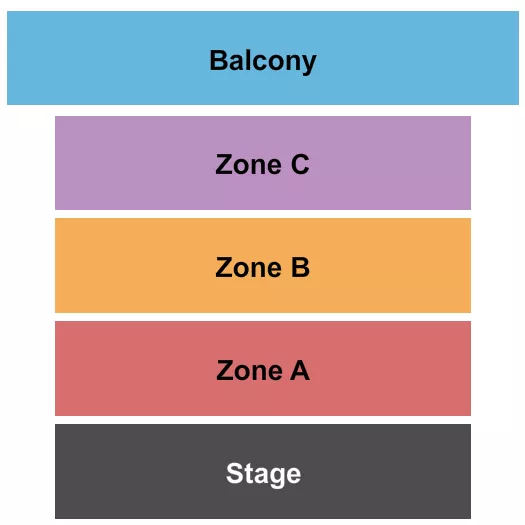 seating chart for Trinity United Methodist Church - Zone - eventticketscenter.com