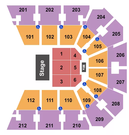 seating chart for Truist Arena - Jeff Dunham - eventticketscenter.com