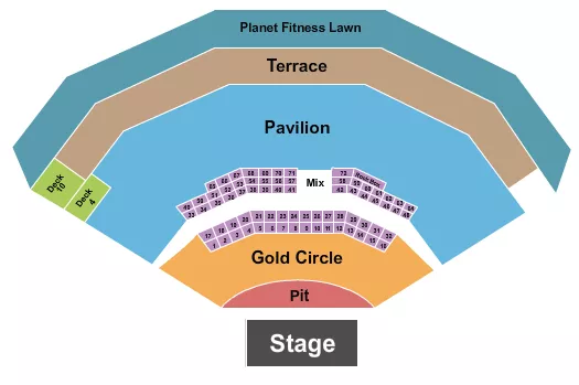 seating chart for Truliant Amphitheater - Pit & All GA - eventticketscenter.com