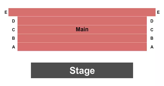 seating chart for Tryon Little Theater - Endstage - eventticketscenter.com