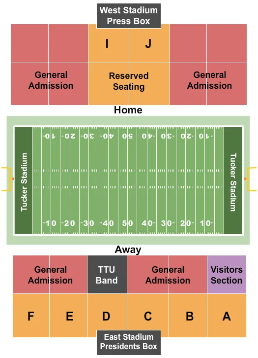 Football Seating Map