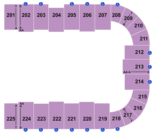 seating chart for Tucson Arena At Tucson Convention Center - Monster Jam - eventticketscenter.com