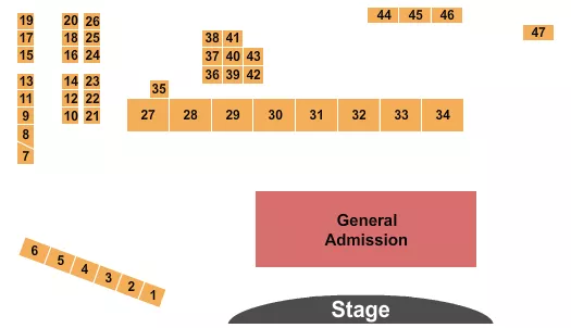 seating chart for Tulalip Resort Casino - Endstage 2 - eventticketscenter.com