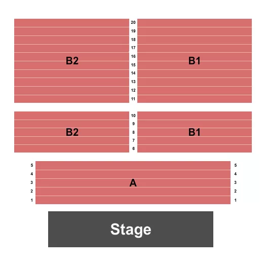 seating chart for Twin Arrows Casino Resort - Endstage - eventticketscenter.com