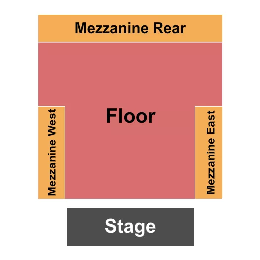 seating chart for Two Dimes - Endstage GA Flr - eventticketscenter.com