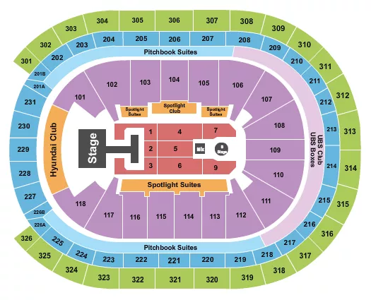 seating chart for UBS Arena - Descendants & Zombies - eventticketscenter.com