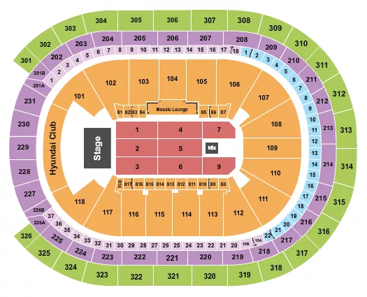 seating chart for UBS Arena - Endstage 4 - eventticketscenter.com