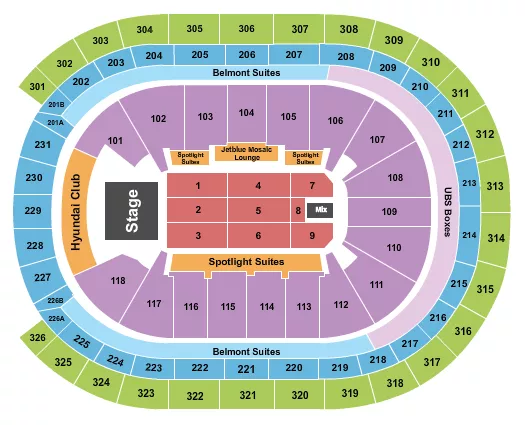 seating chart for UBS Arena - Endstage 8 - eventticketscenter.com