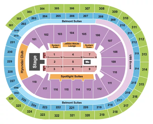 seating chart for UBS Arena - Endstage VIP Pits - eventticketscenter.com