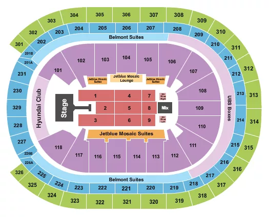 seating chart for UBS Arena - Jonas Brothers - eventticketscenter.com