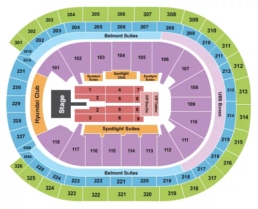 seating chart for UBS Arena - Mary J. Blige - eventticketscenter.com