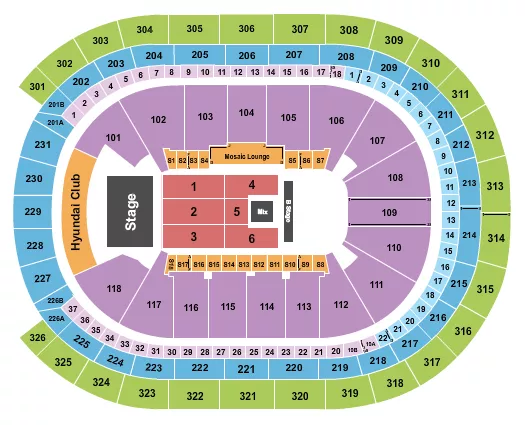 seating chart for UBS Arena - Ricardo Arjona - eventticketscenter.com