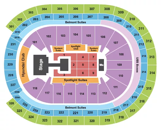 seating chart for UBS Arena - Seventeen - eventticketscenter.com