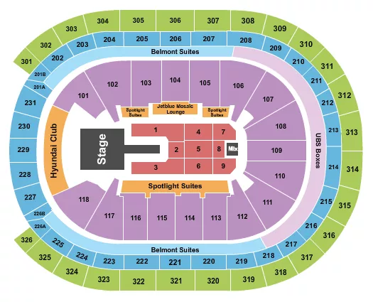 seating chart for UBS Arena - Shakira - eventticketscenter.com