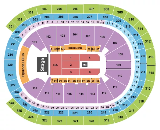 seating chart for UBS Arena - Springsteen - eventticketscenter.com