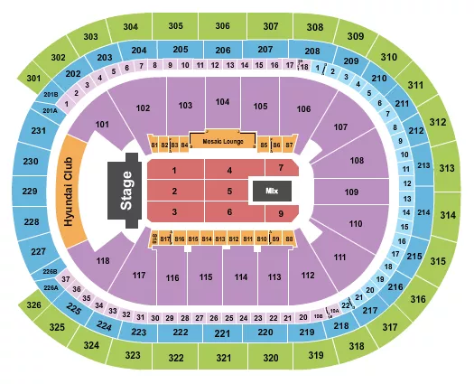 seating chart for UBS Arena - TSO - eventticketscenter.com
