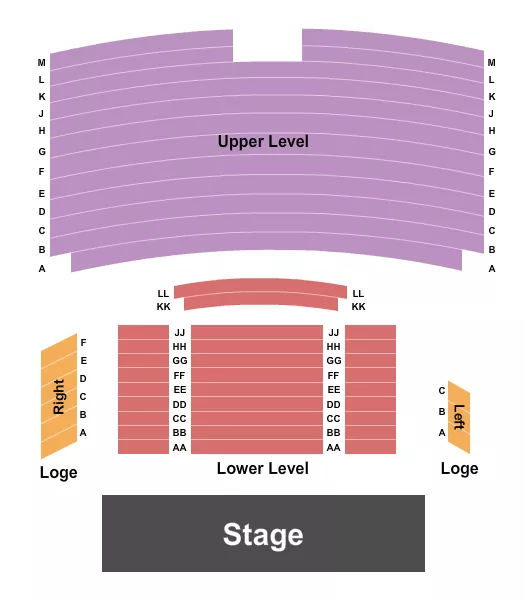 seating chart for UCSD Mandeville Auditorium - Endstage - eventticketscenter.com