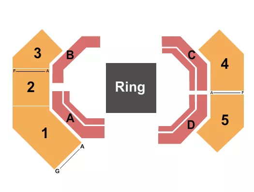 seating chart for UFC Apex - Boxing - eventticketscenter.com