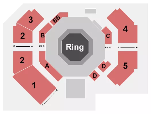 seating chart for UFC Apex - UFC - eventticketscenter.com
