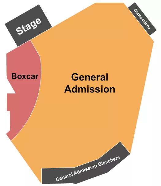 seating chart for UP District at Festival Field - GA/Boxcar - eventticketscenter.com