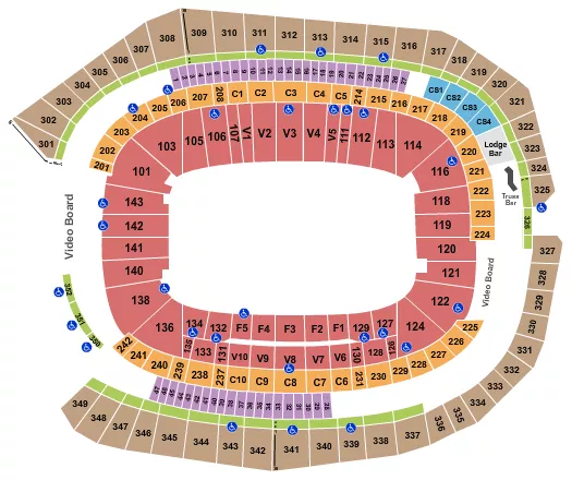 Us Bank Stadium Tickets Seating Chart