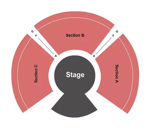 seating chart for Under The Big Top - Carlin Park - Mr. Swindle - eventticketscenter.com