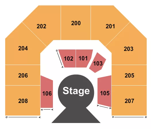 seating chart for Under The Big Top - Toronto - Cirque du Soleil - eventticketscenter.com