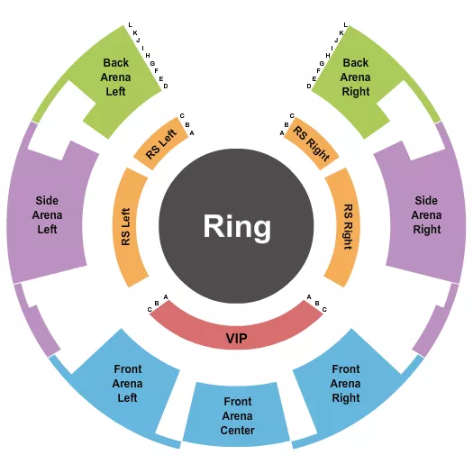 seating chart for Under The Big Top - Laguna Hills Mall - Circus 2 - eventticketscenter.com