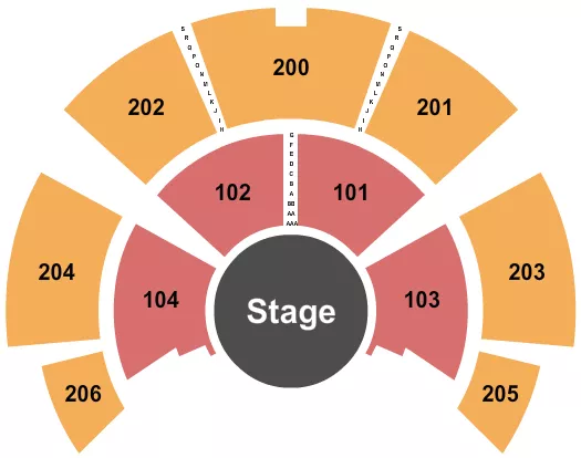 seating chart for Under the Big Top - Hartford - Cirque - eventticketscenter.com