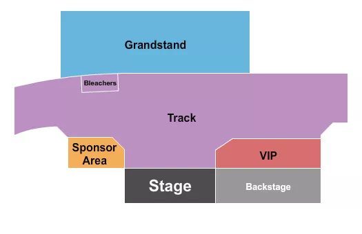 seating chart for Union County Fair - OH - Track/Grandstand - eventticketscenter.com