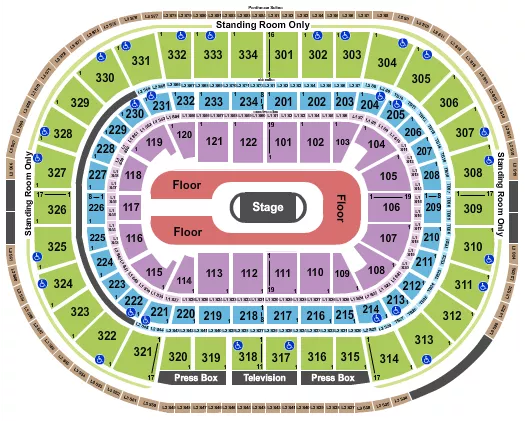 seating chart for United Center - Lil Durk - eventticketscenter.com