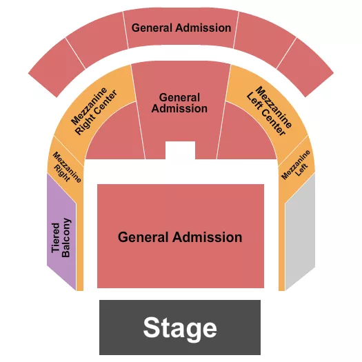 seating chart for United Heritage Hall - Endstage GA - eventticketscenter.com