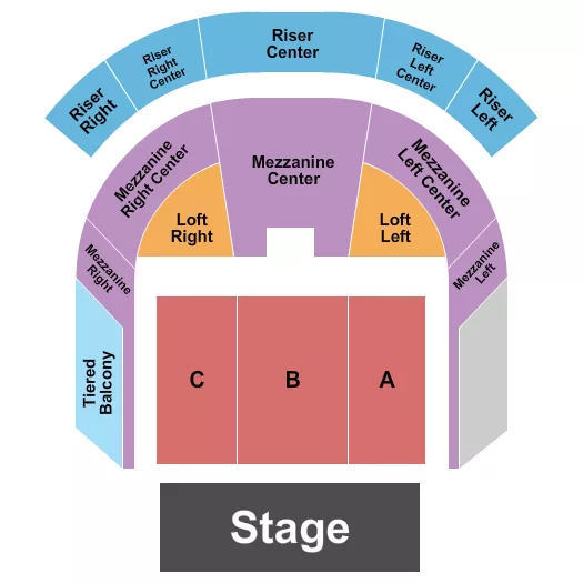 seating chart for United Heritage Hall - Endstage - eventticketscenter.com