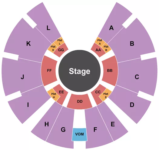 seating chart for Universoul Circus - Cleveland - Universoul 2 - eventticketscenter.com