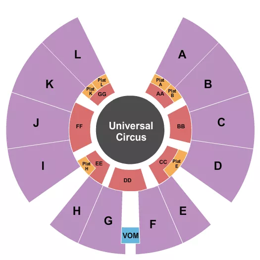 seating chart for Universoul Circus - National Harbor - Universoul Circus - eventticketscenter.com
