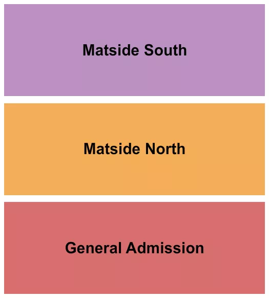 Wrestling Seating Chart at Uniwyo Sports Complex. The chart shows the main floor/stage with seating options surrounding it, which are color coded