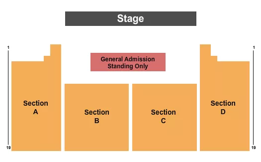 seating chart for Upper Peninsula State Fairgrounds - Reserved & GA - eventticketscenter.com