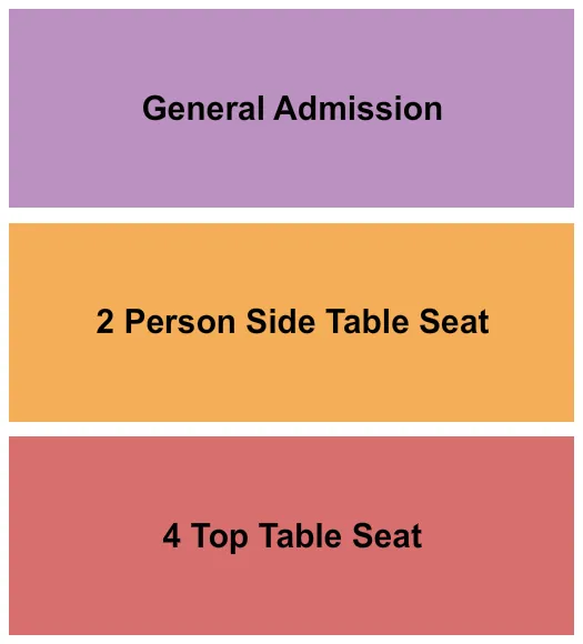 seating chart for Upstairs at Ponyboy - GA/Tables - eventticketscenter.com